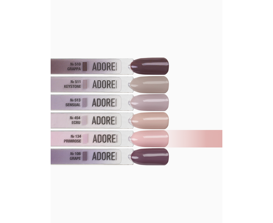 ADORE. Gel Polish, #134, Primrose, 12 ml. Гель-лак, рожева примула #4