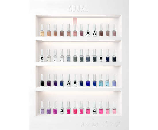 ADORE. Gel Polish, #134, Primrose, 12 ml. Гель-лак, рожева примула #5