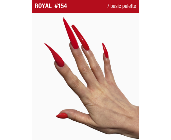 ADORE. Gel Polish, #154, Royal, 12 ml. Гель-лак, колорівський червоний #4