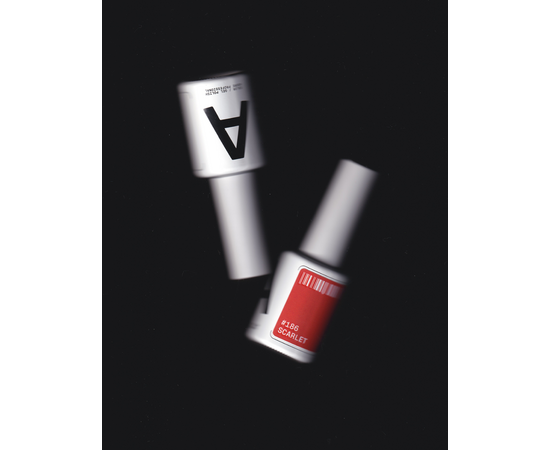 ADORE. Gel Polish, #186, Scarlet, 12 ml. Гель-лак, соковитий червоний #3