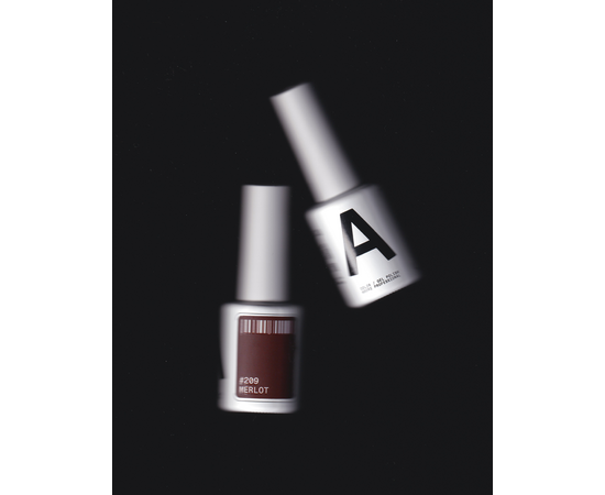 ADORE. Gel Polish, #209, Merlot, 12 ml. Гель-лак, глибокий винний #3