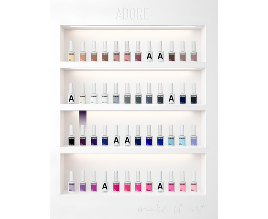 ADORE. Gel Polish, #214, Eggplant, 12 ml. Гель-лак, баклажан #5