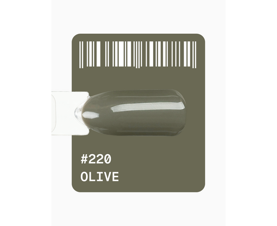 ADORE. Gel Polish, #220, Olive, 12 ml. Гель-лак, оливковий сірий #2