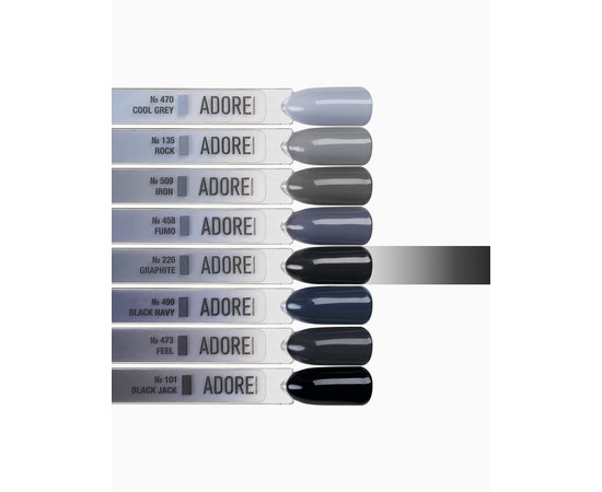 ADORE. Gel Polish, #226, Graphite, 12 ml. Гель-лак, графіт #4
