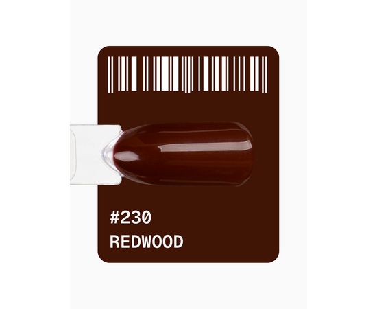 ADORE. Gel Polish, #230, Redwood, 12 ml. Гель-лак, червоно-коричневий #2
