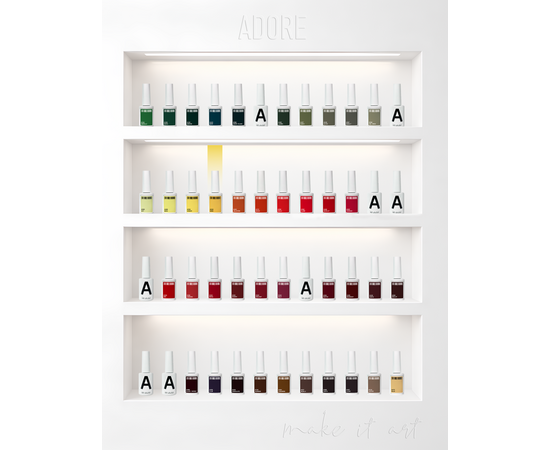 ADORE. Gel Polish, #249, Corn, 12 ml. Гель-лак, справжній жовтий #5