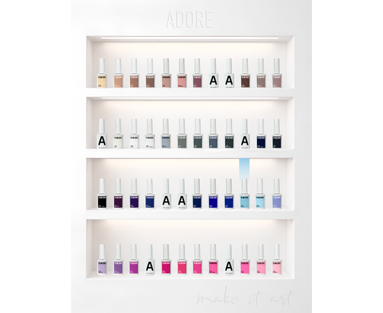 ADORE. Gel Polish, #262, Lagoon, 12 ml. Гель-лак, блакитний #4