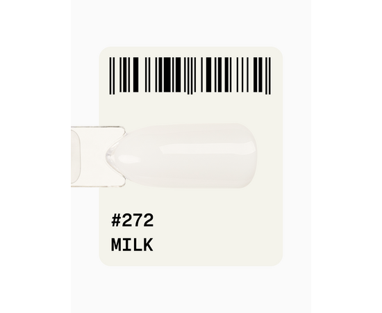 ADORE. Gel Polish, #272, Milk, 12 ml. Гель-лак, ідеальний молочний #2