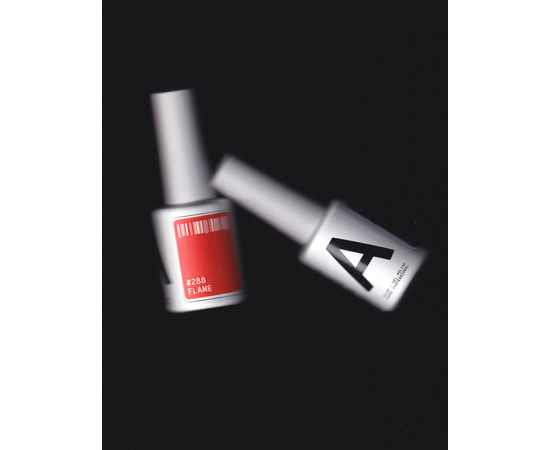 ADORE. Gel Polish, #288, Flame, 12 ml. Гель-лак, вогненно-червоний #3