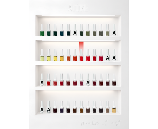 ADORE. Gel Polish, #290, Chili, 12 ml. Гель-лак, вогняний чілі #5