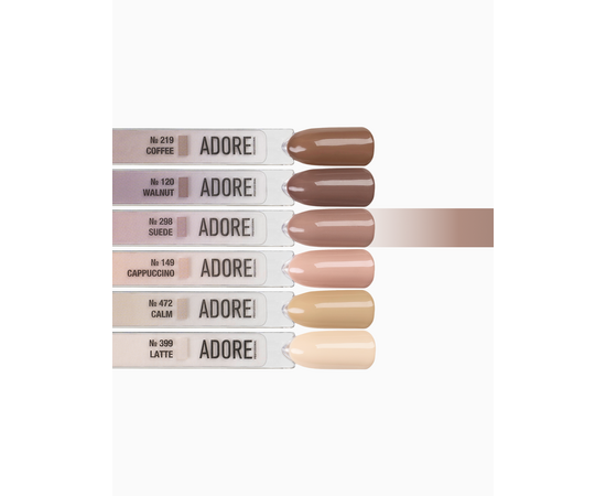 ADORE. Gel Polish, #298, Seude, 12 ml. Гель-лак, благородна замша #4