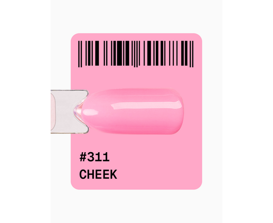 ADORE. Gel Polish, #311, Cheek, 12 ml. Гель-лак, дівочий рожевий #2