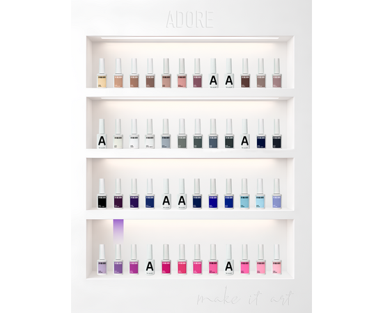 ADORE. Gel Polish, #327, Wisteria, 12 ml. Гель-лак, пурпурний #5
