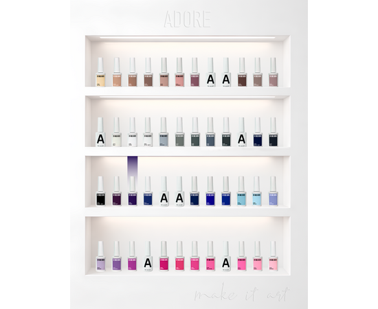 ADORE. Gel Polish, #330, Plummy, 12 ml. Гель-лак, сливово-синій #5