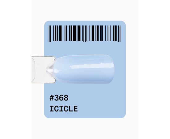 ADORE. Gel Polish, #368, Icicle, 12 ml. Гель-лак, блакитний лід #2