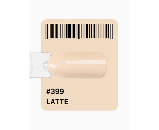 ADORE. Gel Polish, #399, Latte, 12 ml. Гель-лак, молочна пінка #2