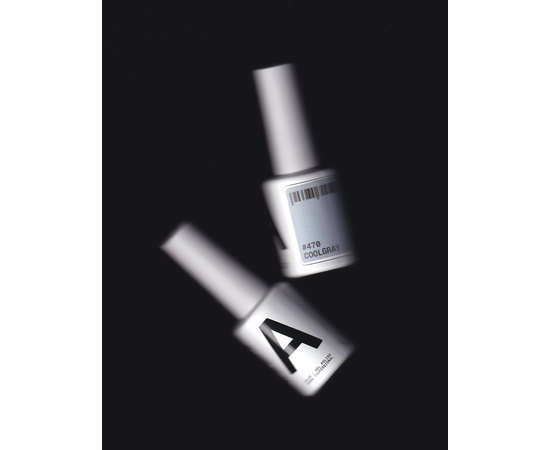 ADORE. Gel Polish, #470, Coolgray, 12 ml. Гель-лак, бездоганний сірий #3