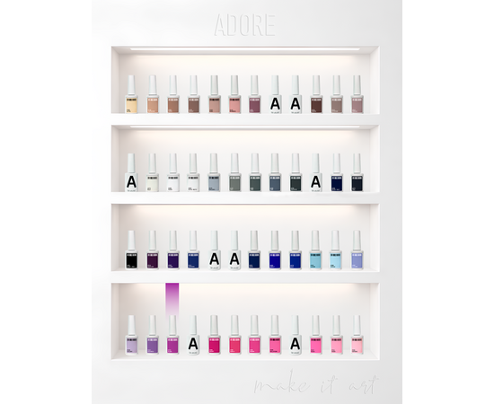ADORE. Gel Polish, #475, Bloom, 12 ml. Гель-лак, яскрава фуксія #5