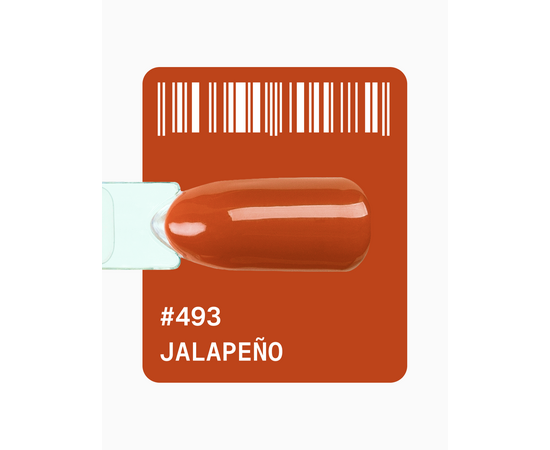 ADORE. Gel Polish, #493, Jalapeño, 12 ml. Гель-лак, цегляно-червоний #2