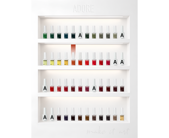 ADORE. Gel Polish, #493, Jalapeño, 12 ml. Гель-лак, цегляно-червоний #5