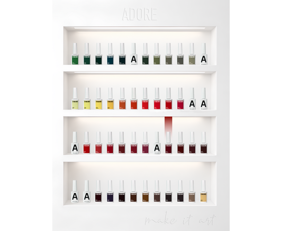 ADORE. Gel Polish, #494, Rustic, 12 ml. Гель-лак, бордово-червоний #6