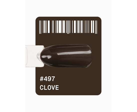 ADORE. Gel Polish, #497, Clove, 12 ml. Гель-лак, класичний коричневий #2