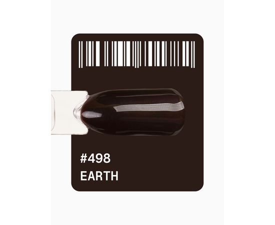 ADORE. Gel Polish, #498, Earth, 12 ml. Гель-лак, темно-коричневий #2