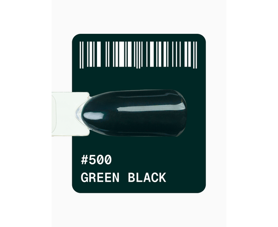 ADORE. Gel Polish, #500, Green black, 12 ml. Гель-лак, темний бутилочно-зелений #2