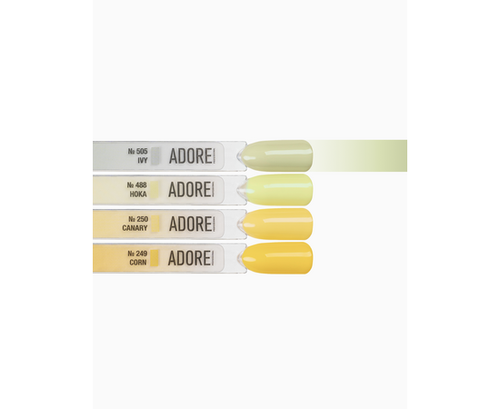 ADORE. Gel Polish, #505, Ivy, 12 ml. Гель-лак, світло-оливковий #4