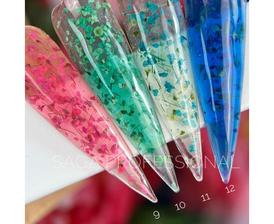 SAGA. Flower Gel, 5 ml, #11. Гель з сухоцвітами #5