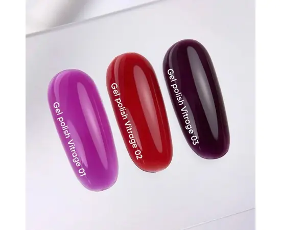 NOTD. Gel Polish Vitrage #03, 10 ml. Вітражний гель-лак, винний вітражний #6