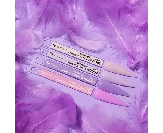 DNKa’. Builder Gel, Spring Flamingo (Limited Edition),  #0002, 15 ml, гель для моделювання #3