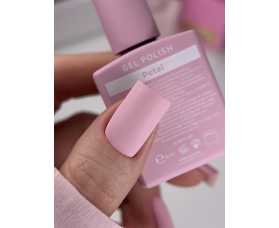HEYLOVE. Gel Polish, PETAL, 15 ml, гель-лак, пастельний рожевий #3