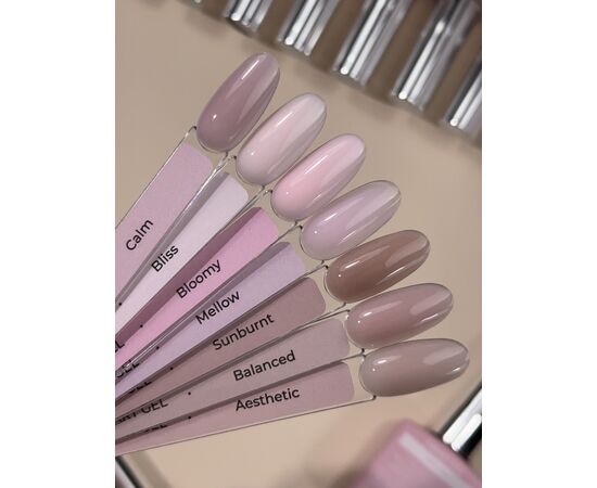 HEYLOVE. Smart gel, MELLOW, 15 ml, builder gel in a bottle, гель для нарощування #6