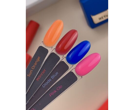 HEYLOVE. Smart gel, DIODE BLUE, 15 ml, builder gel in a bottle, гель для нарощування #3