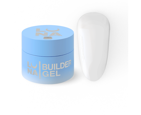УЦІНКА / LUNAmoon. Premium Builder Gel #01 Clear, 15 ml, гель моделюючий, прозорий #2