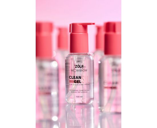 ZOLA x WowBrow. Clean Sil Gel, 100 ml. Засіб для очищення валиків для ламінації вій #4