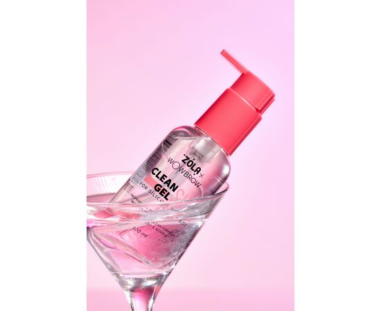ZOLA x WowBrow. Clean Sil Gel, 100 ml. Засіб для очищення валиків для ламінації вій #3