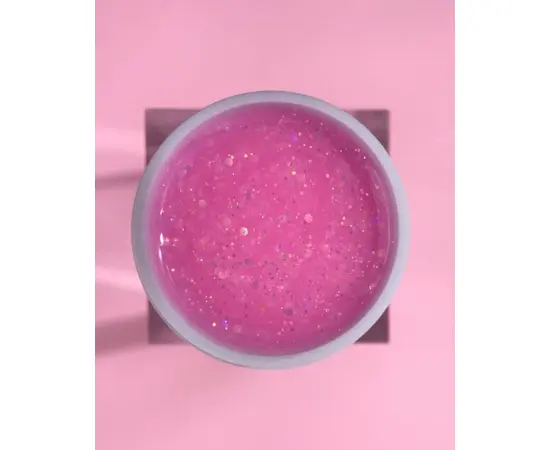 УЦІНКА / LUNAmoon. Diamond Builder Gel #4, 15 ml, гель для нарощування з блискітками #4