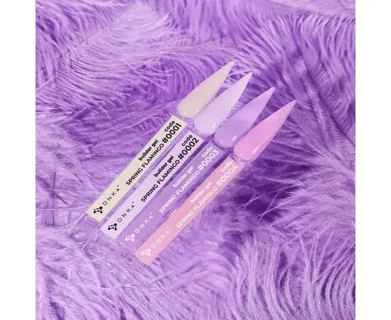 DNKa’. Builder Gel, Spring Flamingo (Limited Edition), #0001, 15 ml, гель для моделювання #2