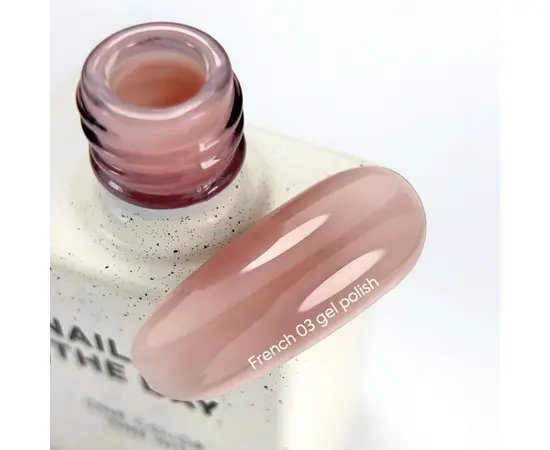 NOTD. Gel Polish French #03, 10 ml. Гель-лак, нюдовий #3