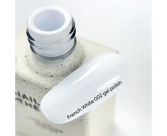 NOTD. Gel Polish French White #002, 10 ml. Гель-лак, холодний ультрабілий #3