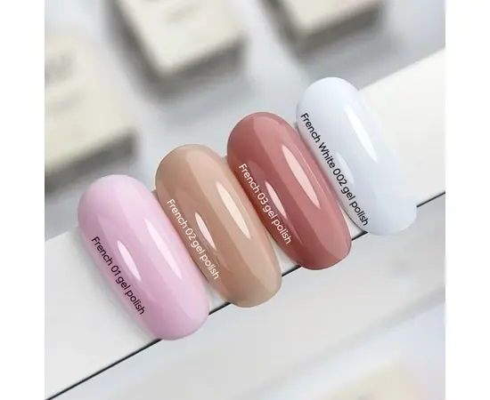 NOTD. Gel Polish French White #002, 10 ml. Гель-лак, холодний ультрабілий #5