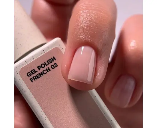 NOTD. Gel Polish French #02, 10 ml. Гель-лак, бежево-нюдовий #5