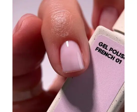 NOTD. Gel Polish French #01, 10 ml. Гель-лак, рожево-нюдовий #4