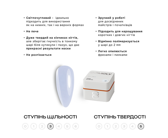 GÉMELY (ex GA&MA). Power builder gel #27, 15 ml, твердий гель #3