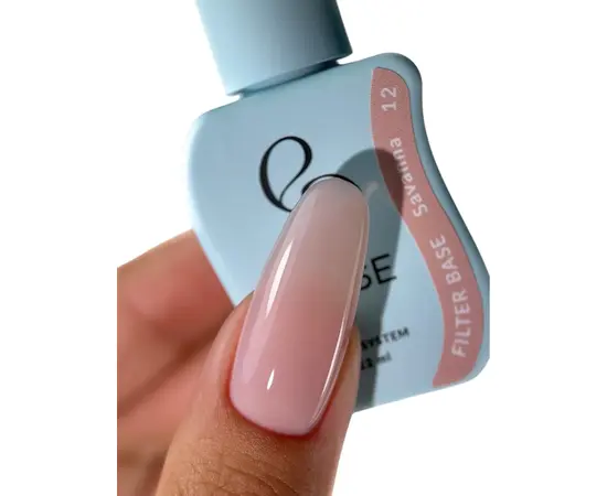 ELSE. Filter base, #12, Savanna, 12 ml. Камуфлююча напівпрозора база #2