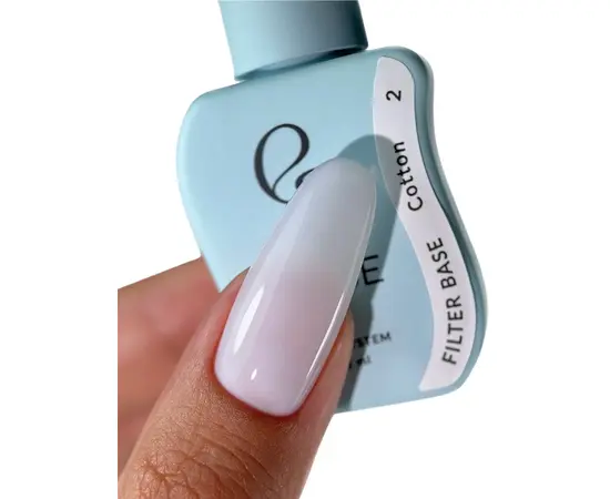 ELSE. Filter base, #02, Cotton, 12 ml. Камуфлююча напівпрозора база #2
