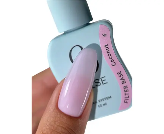 ELSE. Filter base, #06, Coconut, 12 ml. Камуфлююча напівпрозора база #2