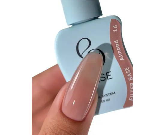 ELSE. Filter base, #16, Almond, 12 ml. Камуфлююча напівпрозора база #2